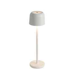 Set van 9 tafellampen mushroom off-white incl. laadstation - Raika