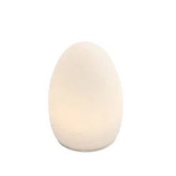 Set van 2 tafellampen wit RGBW oplaadbaar - Eggo