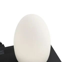 Set van 2 tafellampen wit RGBW oplaadbaar - Eggo