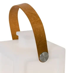 Set van 2 tafellampen wit flame effect oplaadbaar IP44 - Stard