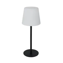 Set van 2 tafellampen zwart oplaadbaar 40 cm IP54 - Jude