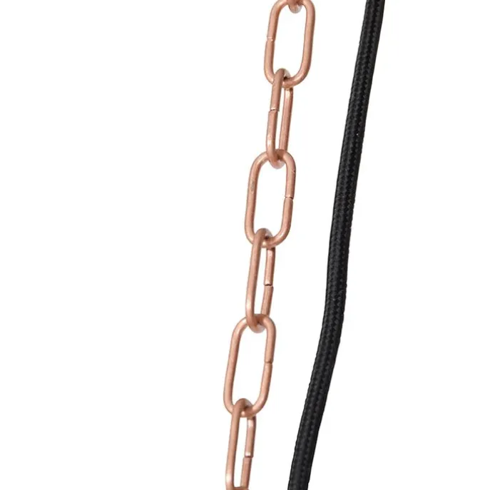 Set van 2 vintage hanglampen koper - Goliath large