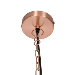 Set van 2 vintage hanglampen koper - Goliath large