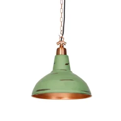 Set van 2 vintage hanglampen koper - Goliath large