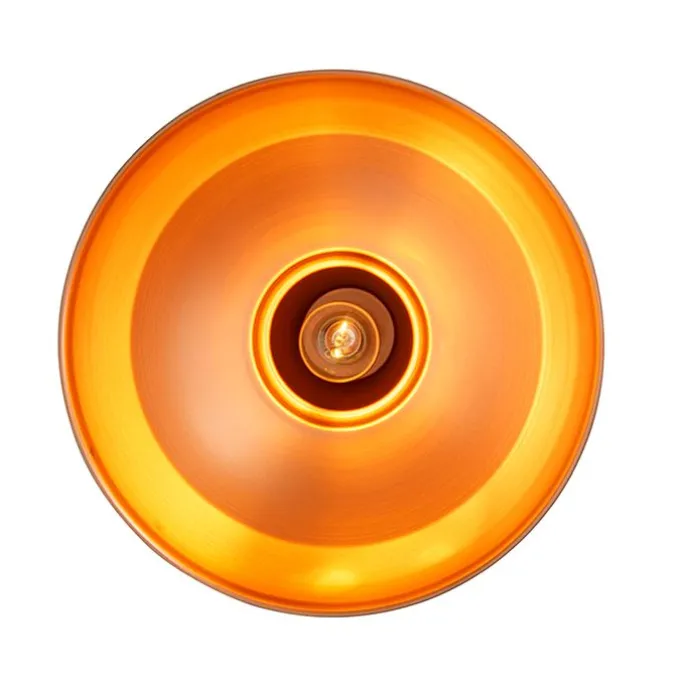 Set van 2 vintage hanglampen koper - Goliath large