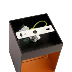 Set van 4 wandlampen zwart met goud 9,7 cm - Transfer Groove