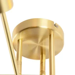 Smart Art Deco plafondlamp messing incl. 6 WiFi G95 - Sydney