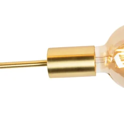 Smart Art Deco plafondlamp messing incl. 6 WiFi G95 - Sydney