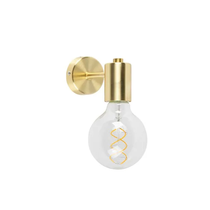 Smart Art Deco wandlamp goud incl. G95 WiFi lichtbron - Facil