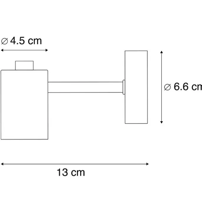 Smart Art Deco wandlamp goud incl. G95 WiFi lichtbron - Facil