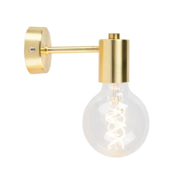 Smart Art Deco wandlamp goud incl. G95 WiFi lichtbron - Facil