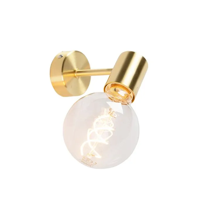 Smart Art Deco wandlamp goud incl. G95 WiFi lichtbron - Facil