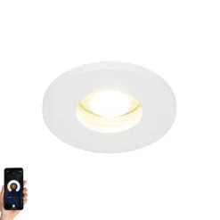 Smart badkamer inbouwspot wit incl. Wifi GU10 - Shed