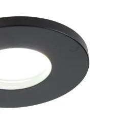 Smart badkamer inbouwspot zwart incl. Wifi GU10 - Shed