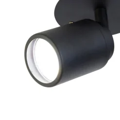 Smart badkamer spot zwart IP44 incl. Wifi GU10 - Ducha