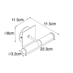 Smart badkamer wandlamp goud IP44 2-lichts incl. 2 Wifi G9 - Bath
