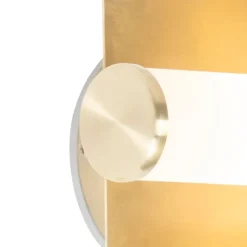 Smart badkamer wandlamp goud IP44 2-lichts incl. 2 Wifi G9 - Bath