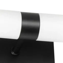 Smart badkamer wandlamp zwart IP44 2-lichts incl. 2 Wifi G9 - Bath