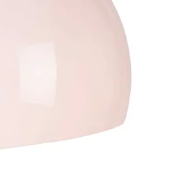 Smart booglamp chroom met witte kap incl. Wifi A60- Arc Basic