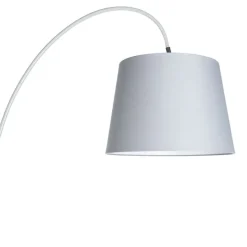 Smart booglamp staal met grijs incl. wifi A60 - Bend