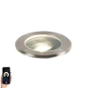 Smart buiten grondspot RVS incl. WiFi GU10 IP65 - Delux