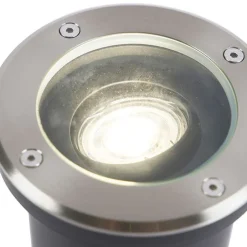 Smart buiten grondspot RVS incl. WiFi GU10 IP65 - Delux