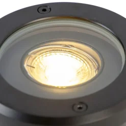 Smart buiten grondspot zwart verstelbaar incl. Wifi GU10 - Delux