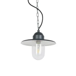 Smart buiten hanglamp antraciet IP44 incl. Wifi ST64 - Kansas grafiet