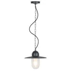 Smart buiten hanglamp antraciet IP44 incl. Wifi ST64 - Kansas grafiet
