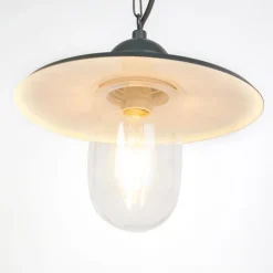 Smart buiten hanglamp antraciet IP44 incl. Wifi ST64 - Kansas grafiet