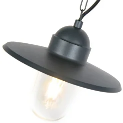 Smart buiten hanglamp antraciet IP44 incl. Wifi ST64 - Kansas grafiet