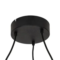 Smart buiten hanglamp rotan 3-lichts incl. 3 Wifi G95 - Calamus