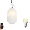 Smart buiten hanglamp wit 20cm incl. Wifi A60 - Pion