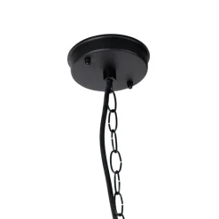 Smart buiten hanglamp zwart IP23 incl. Wifi G95 - Amsterdam