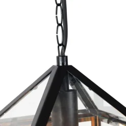 Smart buiten hanglamp zwart IP23 incl. Wifi G95 - Amsterdam