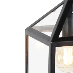 Smart buiten hanglamp zwart IP23 incl. Wifi G95 - Amsterdam