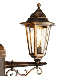 Smart buiten lantaarn goud 3-lichts incl. Wifi ST64 - New Haven