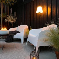 Smart buiten vloerlamp zwart incl. Wifi A60 - Virginia