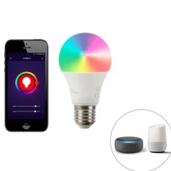 Smart buiten wandlamp antraciet incl. WiFi A60 - Emmerald