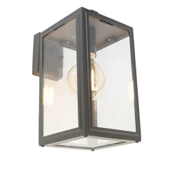 Smart buiten wandlamp grijs incl. Wifi G95- Sutton down