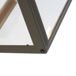 Smart buiten wandlamp grijs incl. Wifi G95- Sutton down