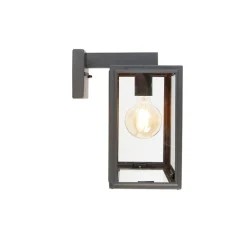 Smart buiten wandlamp grijs incl. Wifi G95- Sutton down