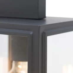 Smart buiten wandlamp grijs incl. Wifi G95- Sutton down