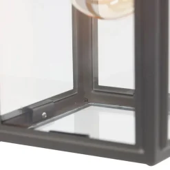 Smart buiten wandlamp grijs incl. Wifi G95- Sutton down