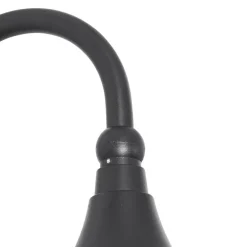 Smart buiten wandlamp zwart IP44 incl. Wifi A60 - Daphne