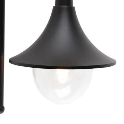 Smart buiten wandlamp zwart IP44 incl. Wifi A60 - Daphne