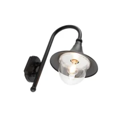 Smart buiten wandlamp zwart IP44 incl. Wifi A60 - Daphne
