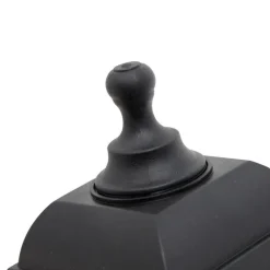 Smart buiten wandlamp zwart IP44 incl. Wifi ST64 - Capital