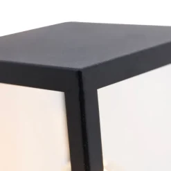 Smart buiten wandlamp zwart met glas 30 cm incl. Wifi ST64 - Rotterdam