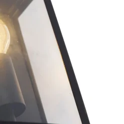 Smart buiten wandlamp zwart 25,5 incl. WiFi A60 IP44 - Rotterdam